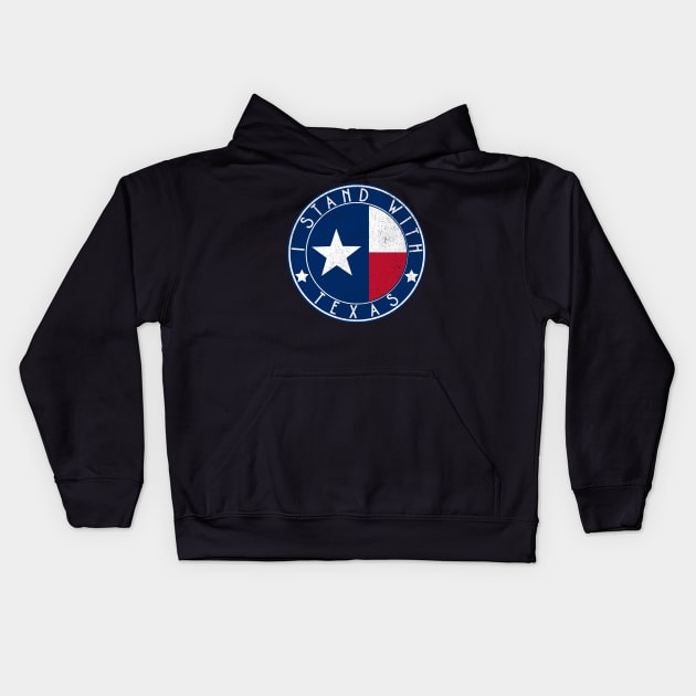I Stand With Texas Kids Hoodie by Bellinna